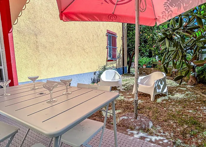 Apartment Center Refuge - Free Parking - Garden - Cruises